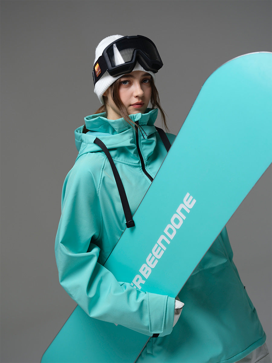 Women's Pure Free Waterproof Fleece Hoodie Green