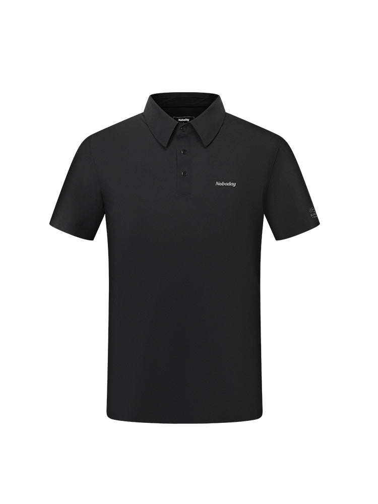 BLACK HILL QUICK - DRY MEN POLO SHIRT - NOBADAY
