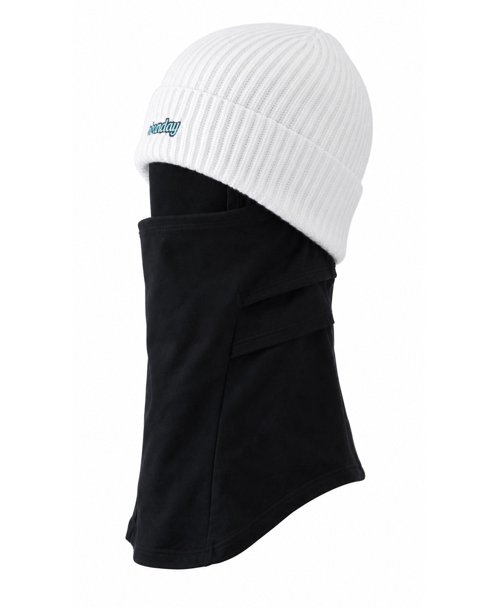 Nobaday 2-in-1 Knit Beanie Face Mask Khaki