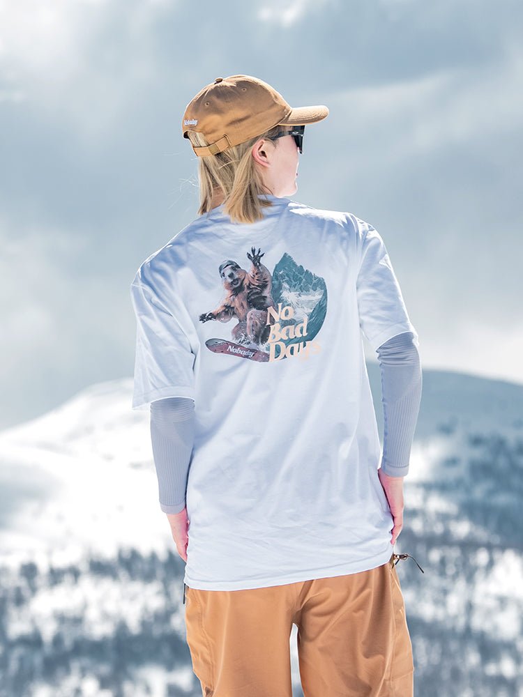 NOBADAY T - BOX ANIMALS SNOWBOARDING OUTDOOR T - SHIRT - NOBADAY
