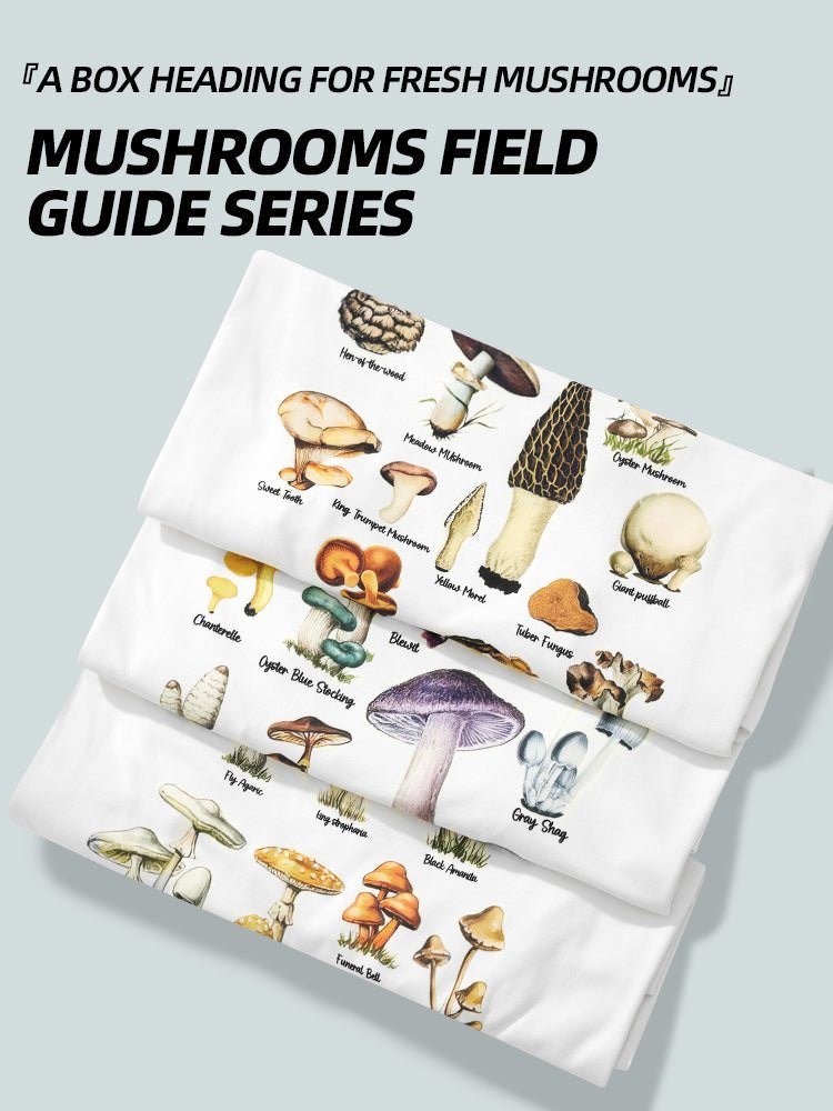 NOBADAY T - BOX MUSHROOM SUMMER OUTDOOR T - SHIRT - NOBADAY