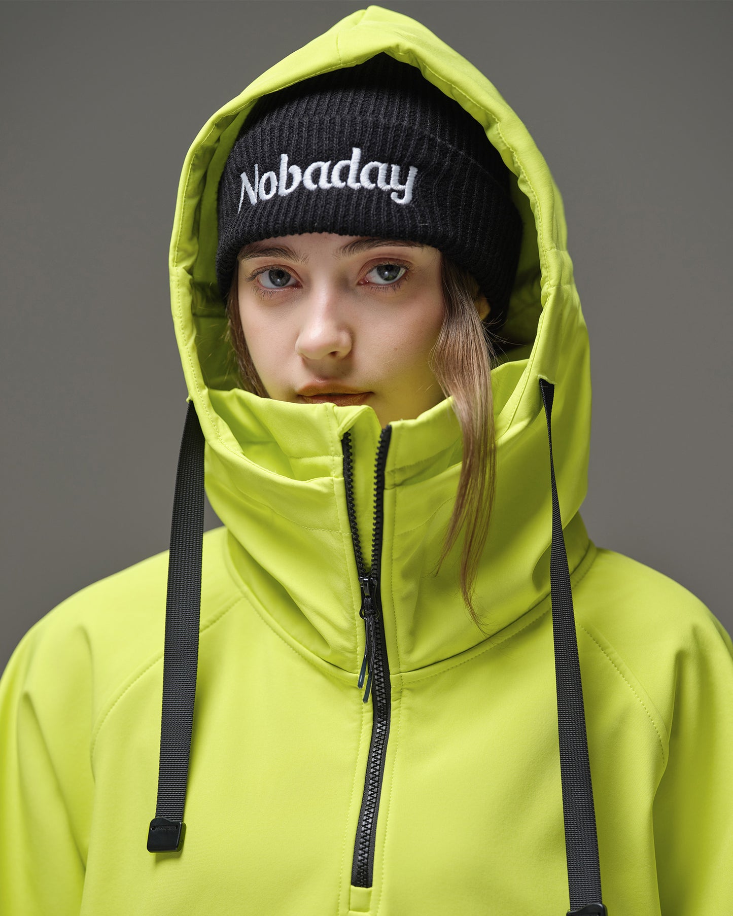 Women's Pure Free Softshell Fleece Hoodie Green