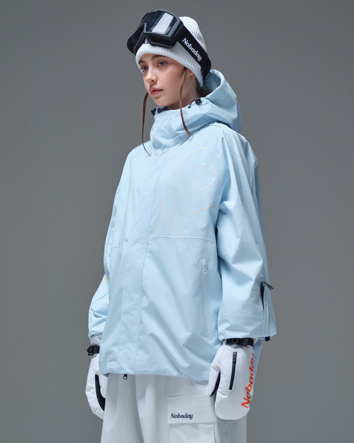Women’s Pure Free Active Snow Jacket Ice Blue