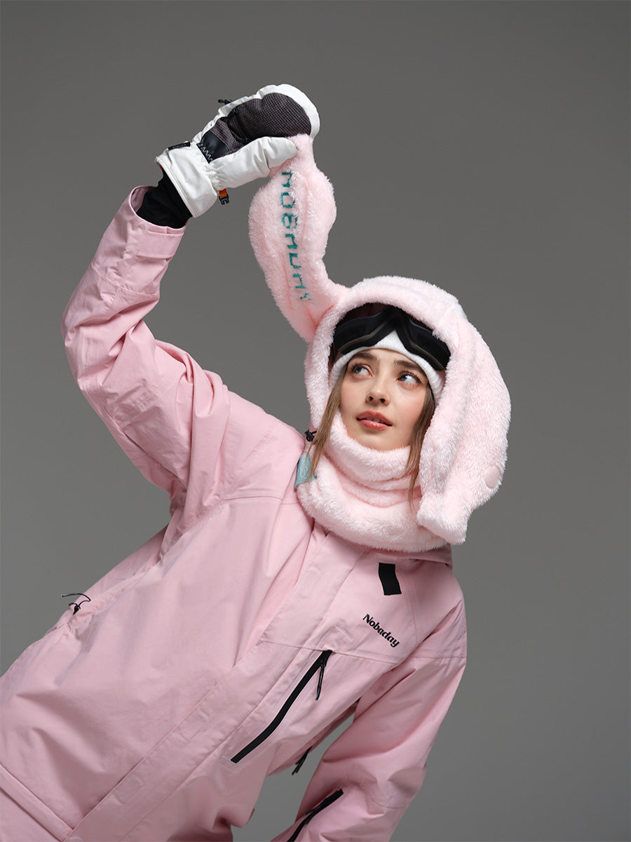 Women's Baggy Insulated Snow Jacket Pink