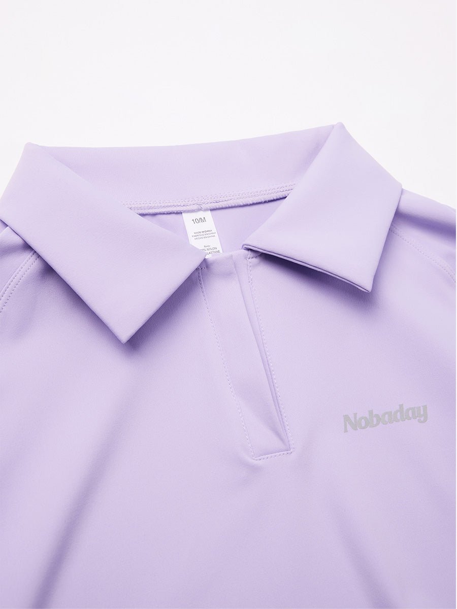 SALE🔥Nobaday Women Skinny Cropped Polo Shirt - NOBADAY