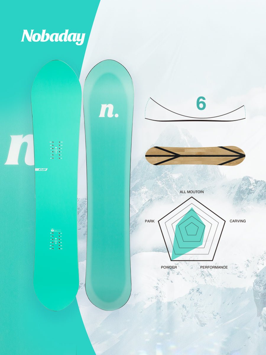ArcticStorm Powder Snowboard - Limited Edition - NOBADAY