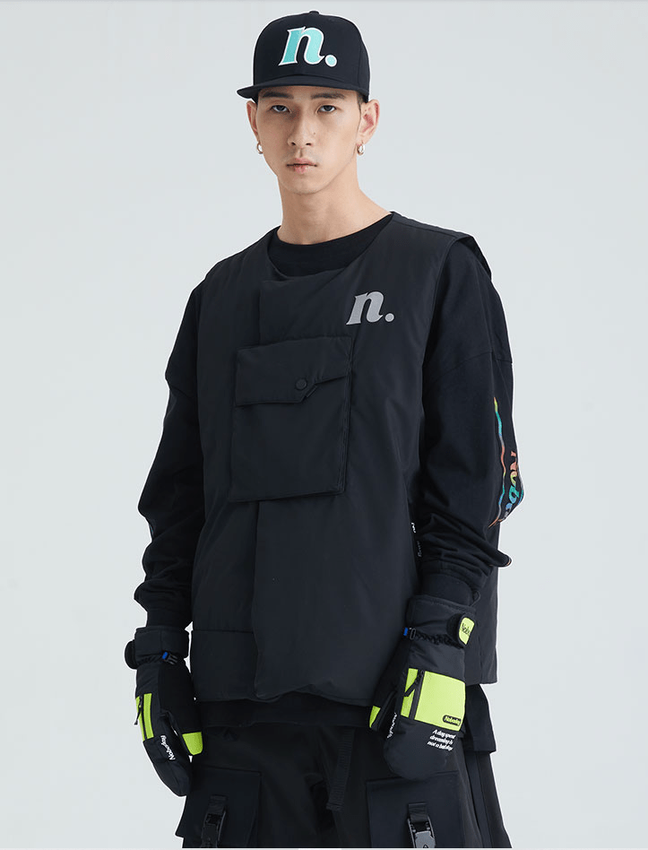 ジャケット・アウター RUSH/HOUR Down Vest with Y2K Archive 🇺🇸🏂 Vintage 90s Killer Loop Snowboarding Y2K Archive Jacket