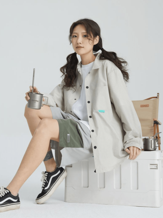 Nobaday Button Down Long Sleeve Shirt - NOBADAY