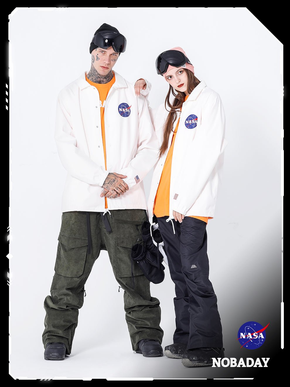 Nobaday NASA X NOBADAY UNIVERSE COACH JACKET - NOBADAY