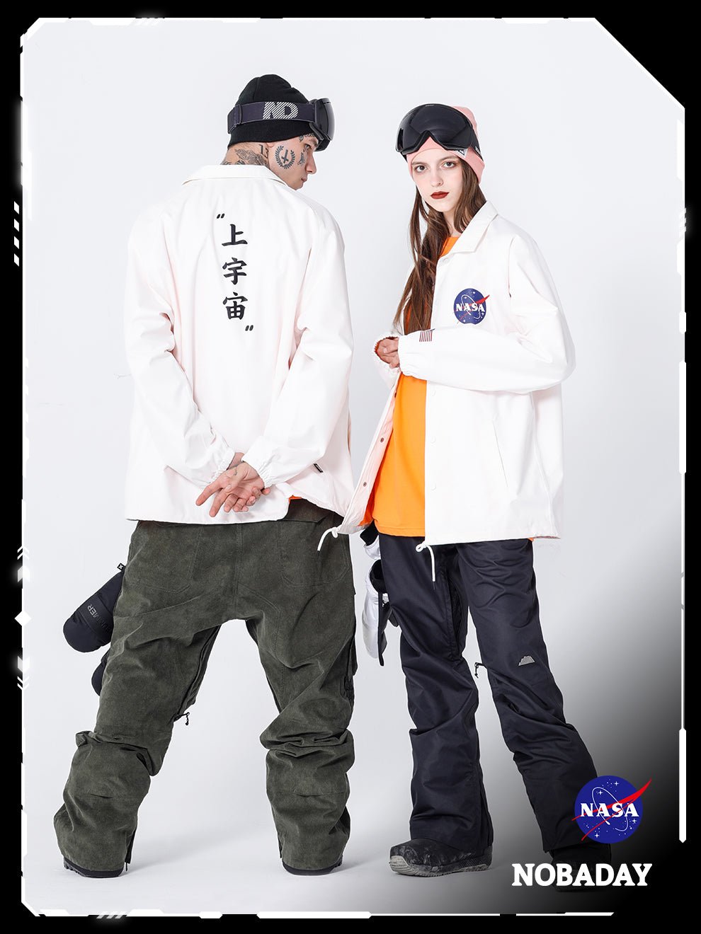 Nobaday NASA X NOBADAY UNIVERSE COACH JACKET - NOBADAY