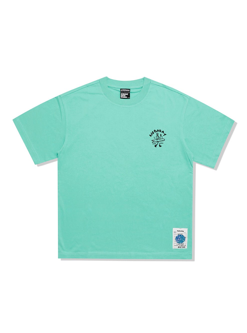 NOBADAY SKELETONBOARD SHORT SLEEVE T-SHIRT - NOBADAY