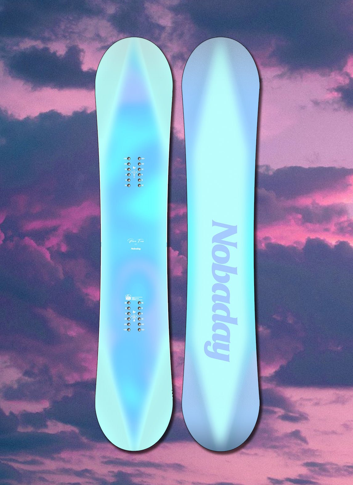 PURE FREE 3D SNOWBOARD - NOBADAY