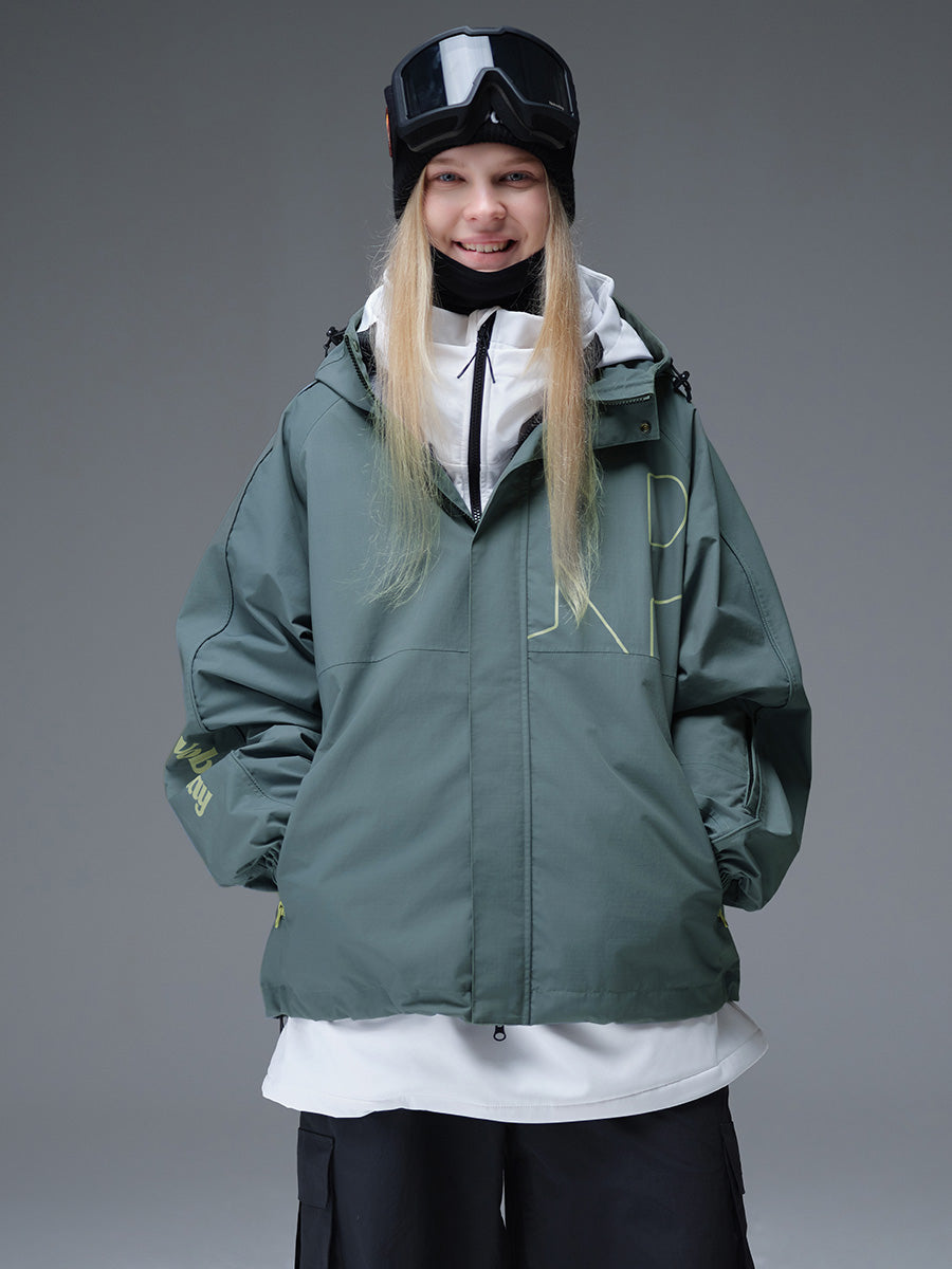 Women's Pure Free Active Snow Jacket Green