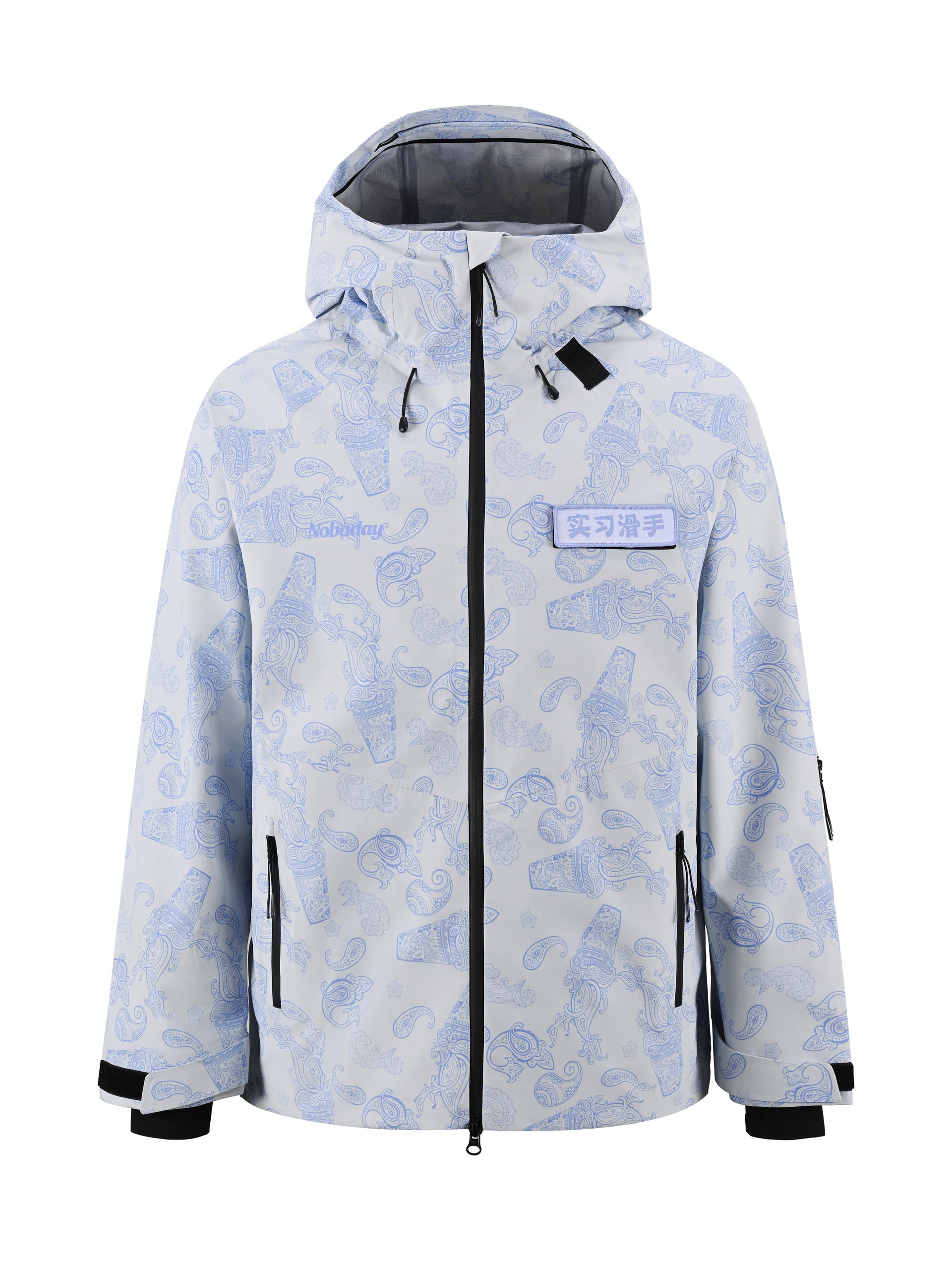 Men’s Dawn Print 3L Snow Jacket Purple