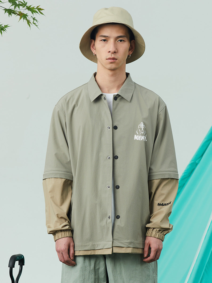 Strong Detachable Sleeve Outdoor Jacket