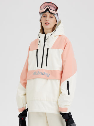 Women's Pink Insulated Snow Jacket