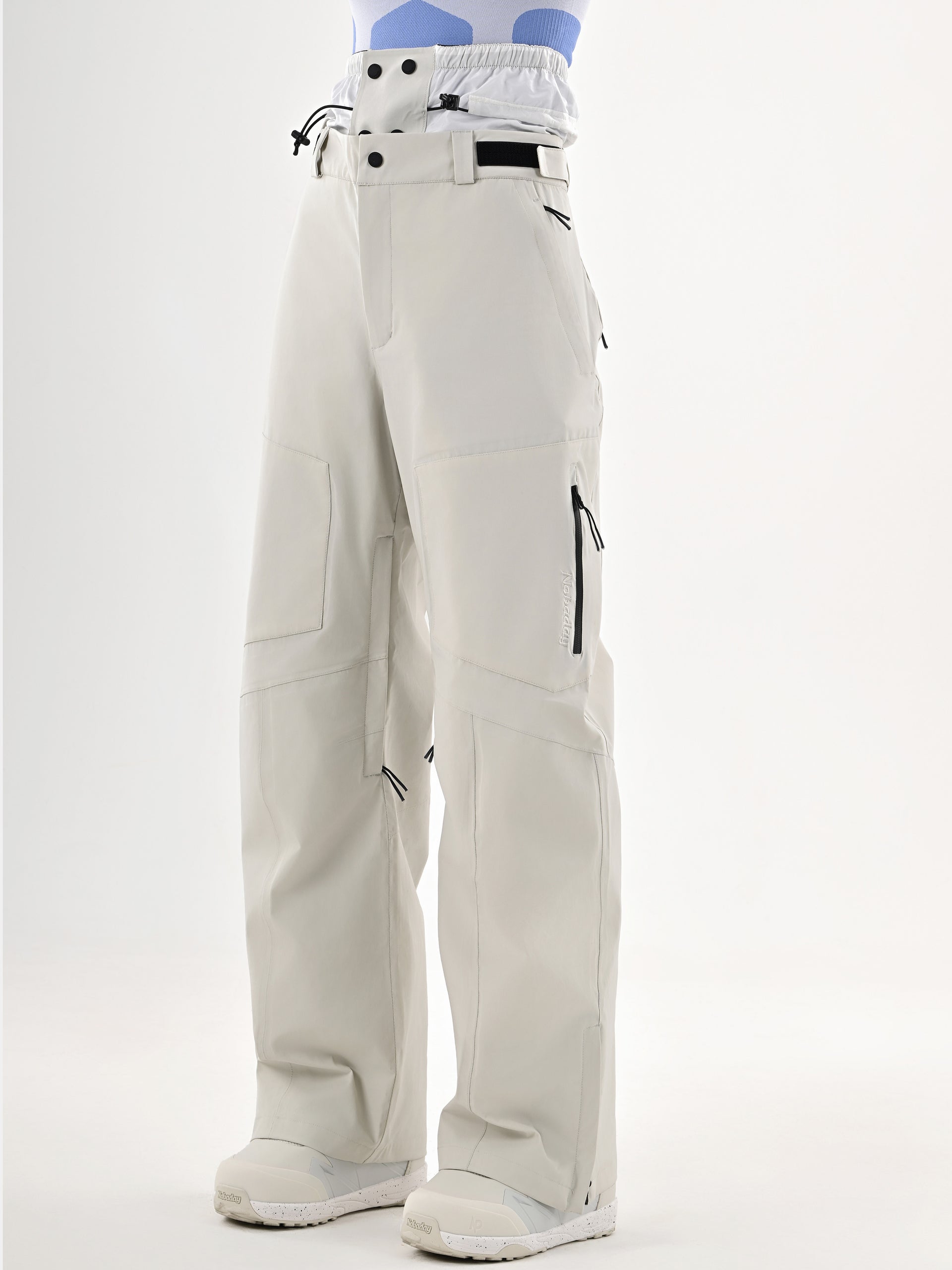 Women’s Pure Sky Wide Leg Snow Pants Gray