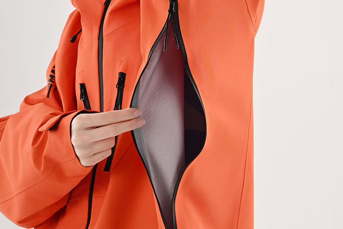 Underarm Ventilation Zippers