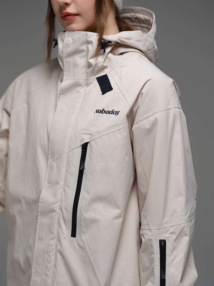 Women's Baggy Insulated Snow Jacket Pink