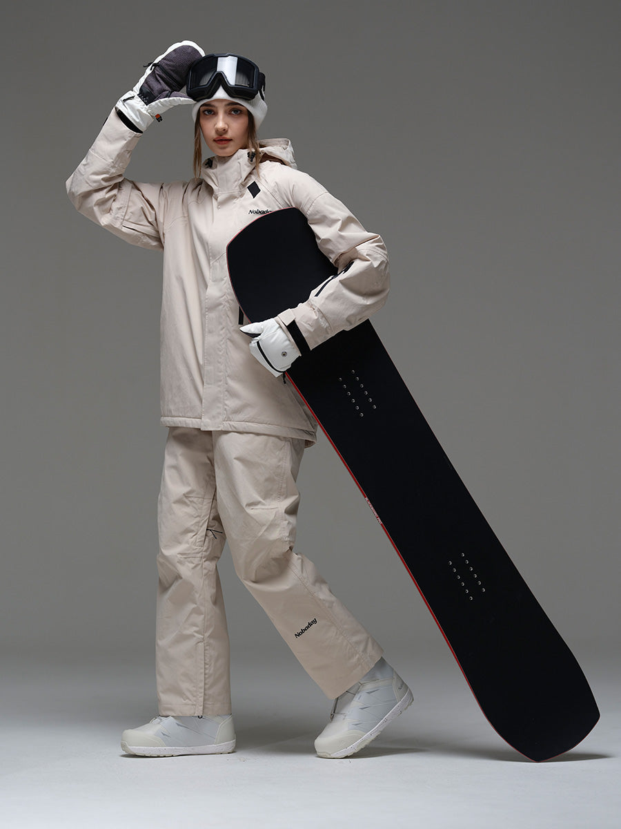 Women's Baggy Insulated Snow Jacket Pink