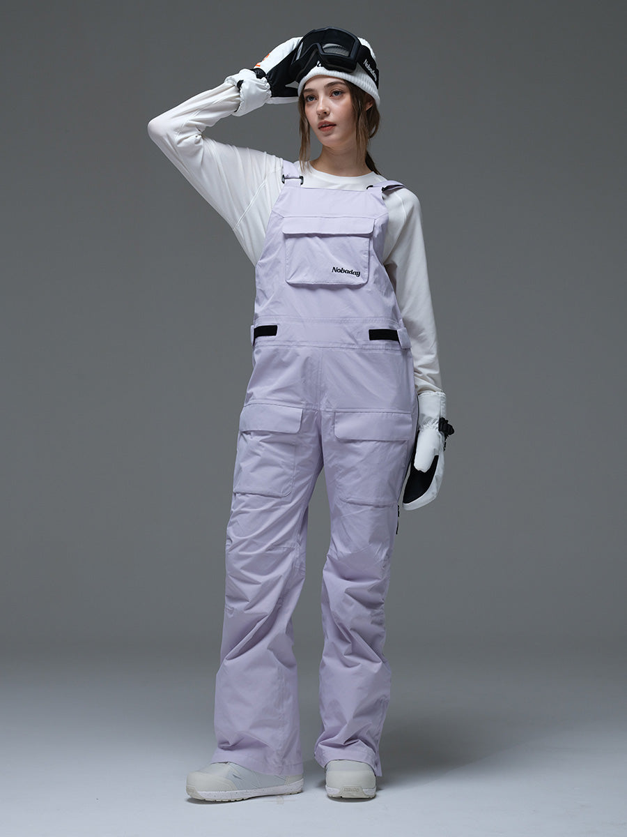 Women's Pure Free Snow Bib Pants Purple