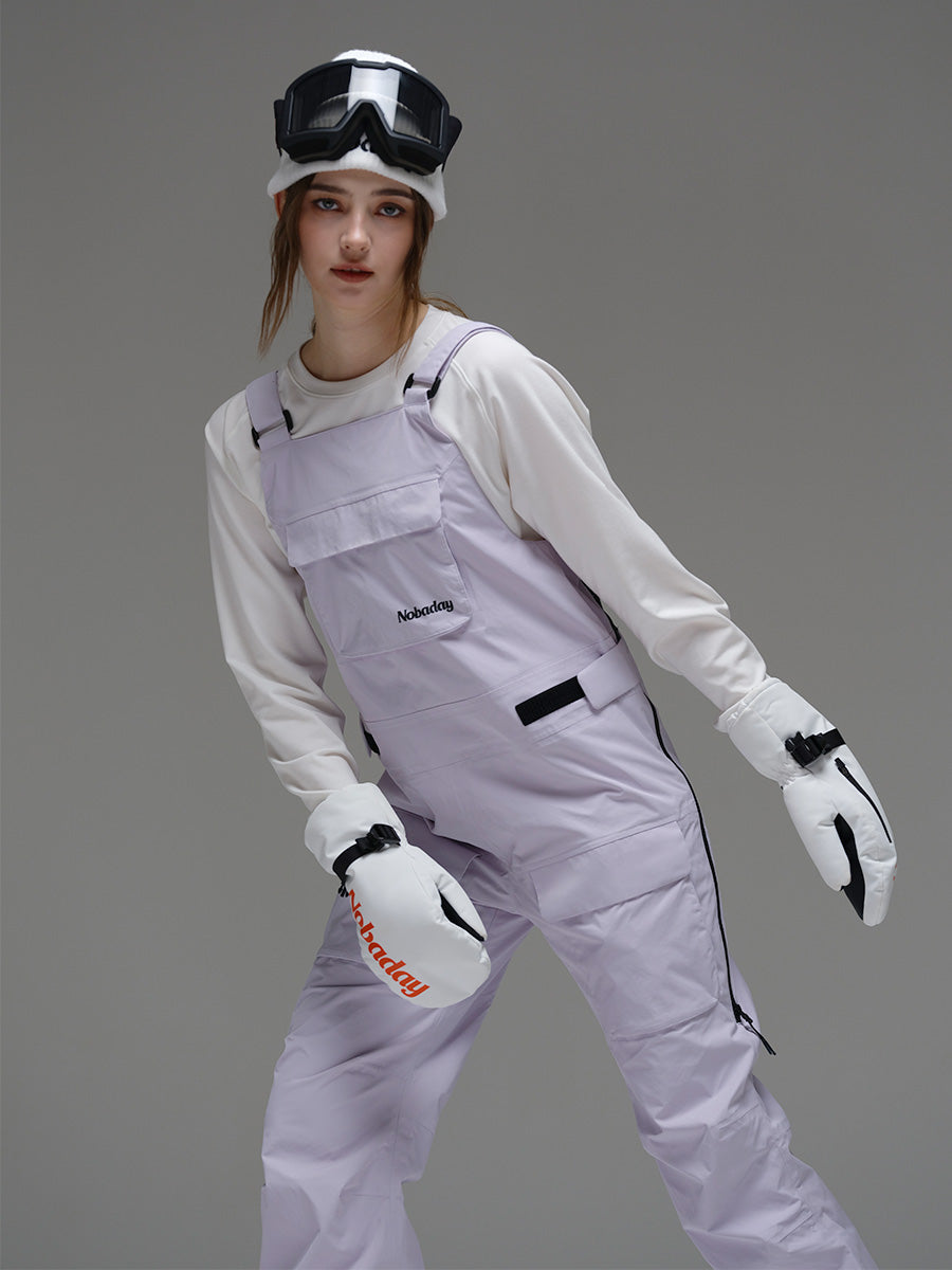 Women's Pure Free Snow Bib Pants Purple