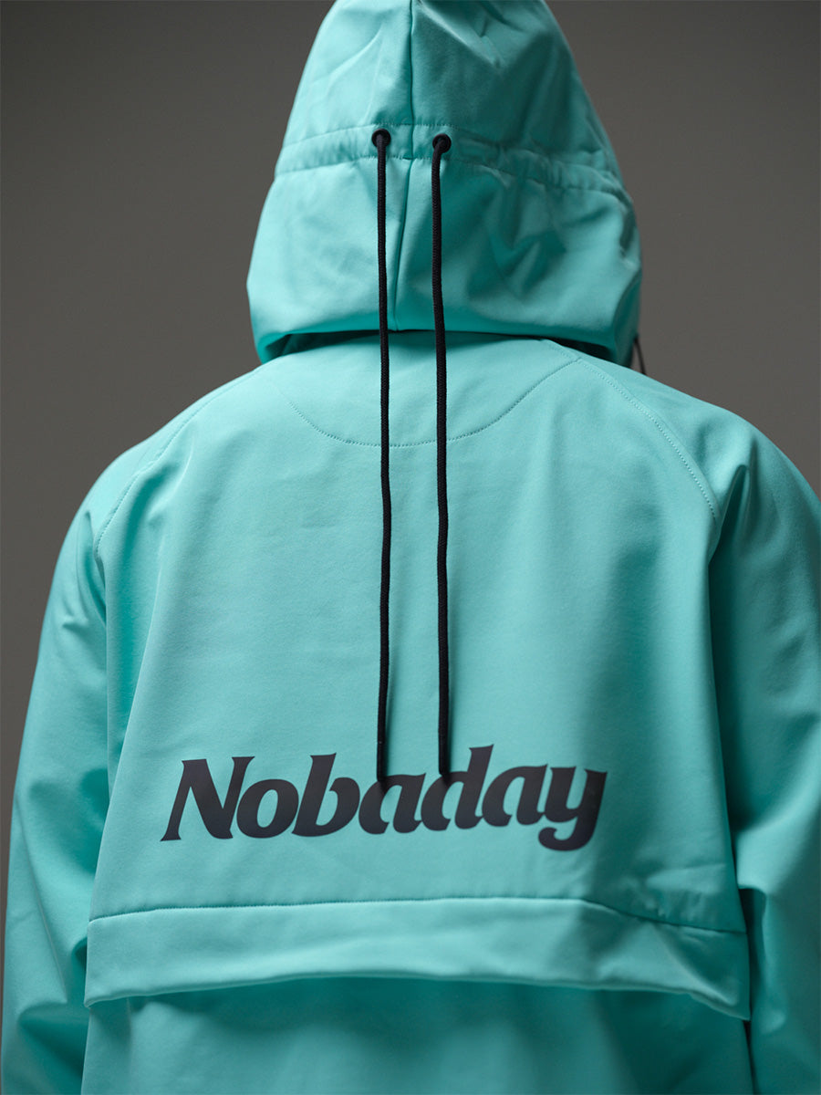 Men’s Waterproof Softshell Fleece Hoodie Blue