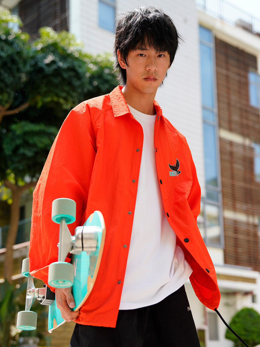 Fast and Free Nylon Coach Jacket