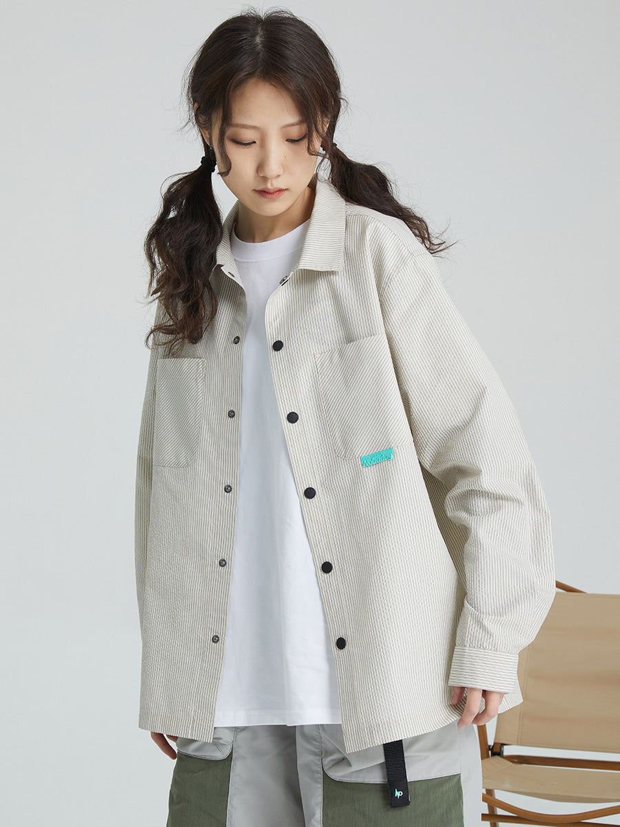 Heavyweight Button-Down Long Sleeve Shirt