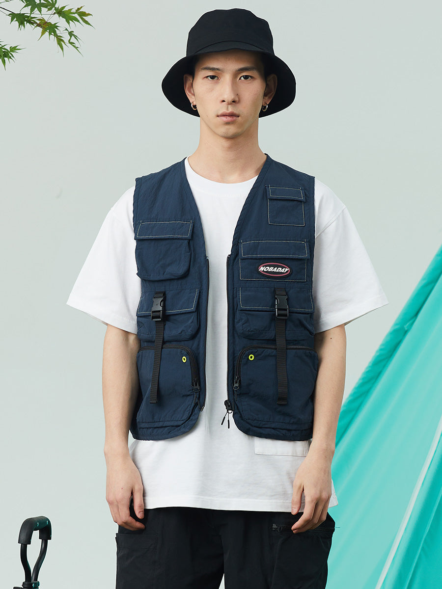 NOBADAY CARGO NAVY VEST