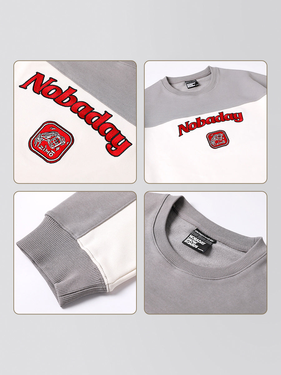 Color Block Graphic Sweatshirt