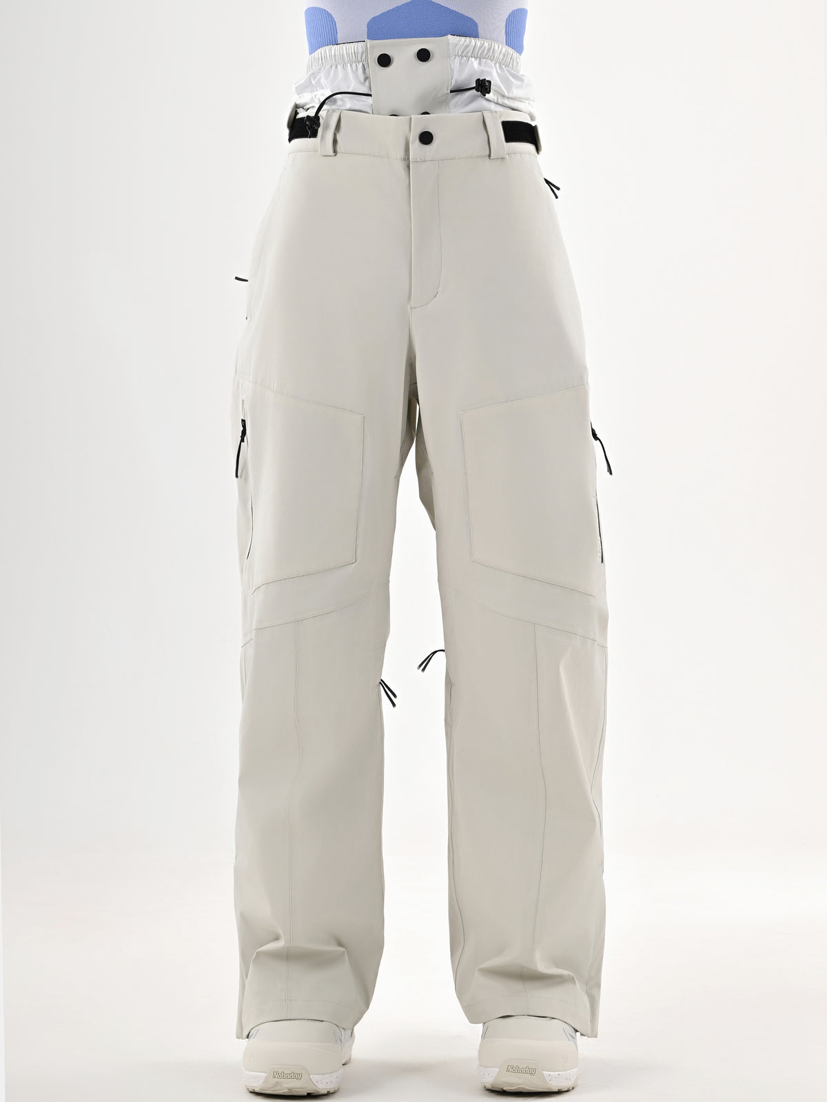 Women’s Pure Sky Wide Leg Snow Pants Gray