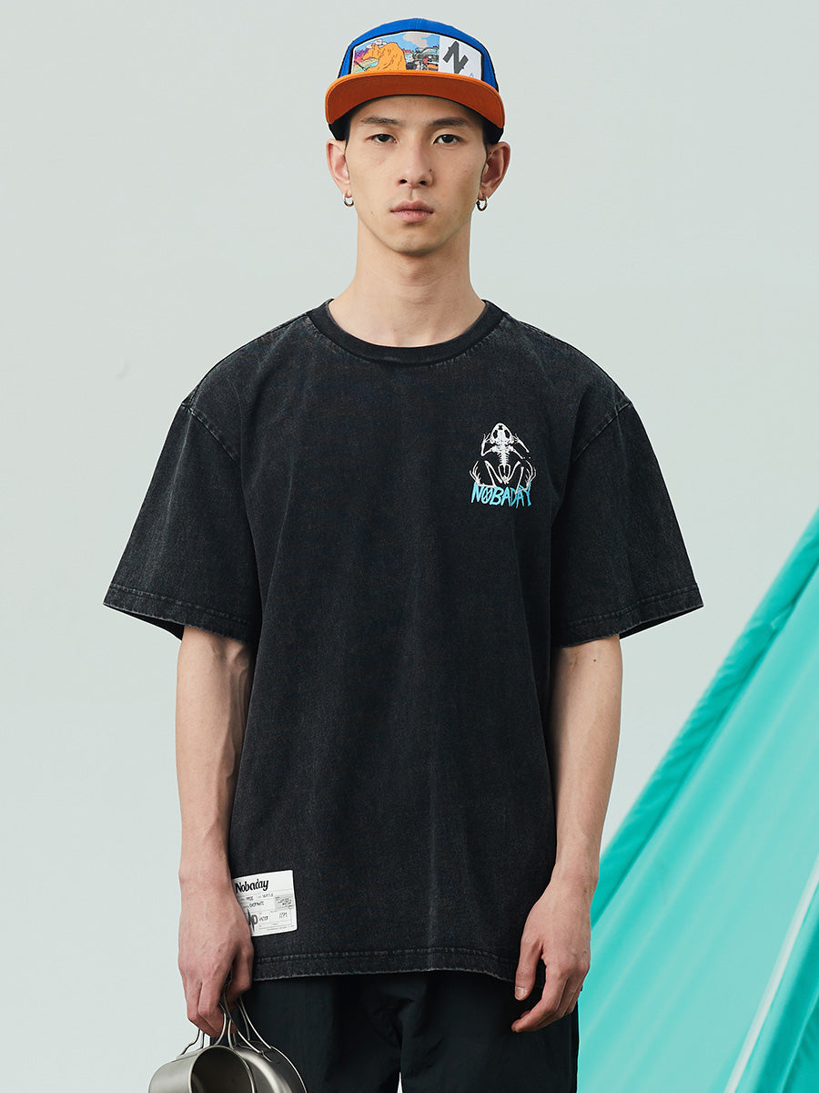 Skeleton Graphic Short Sleeve T-Shirt