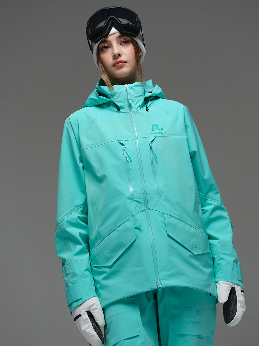 Women's ArcticStorm Freeride Zip-up 3L Snow Jacket