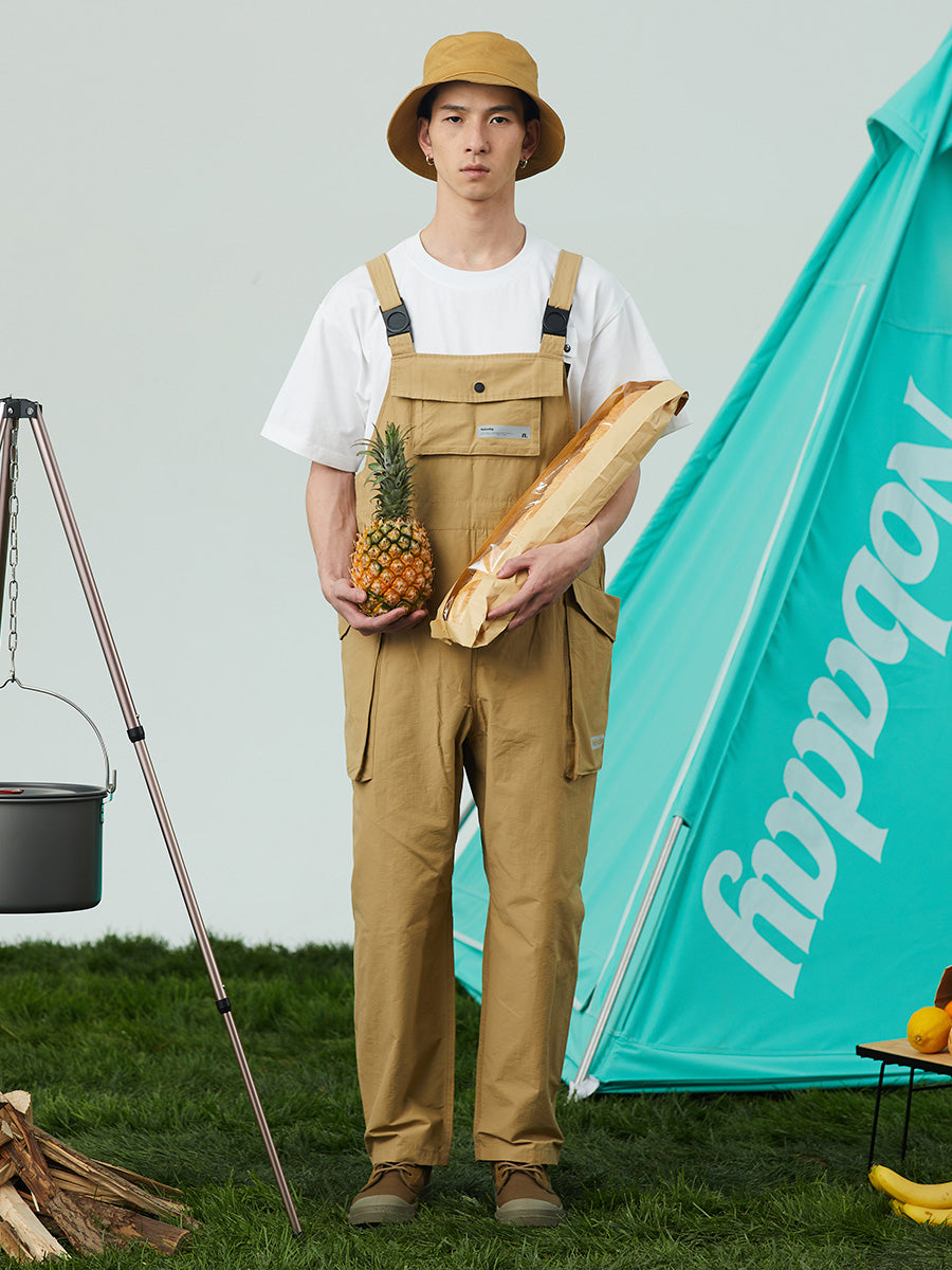 Unisex Cargo Bib Overall Pants