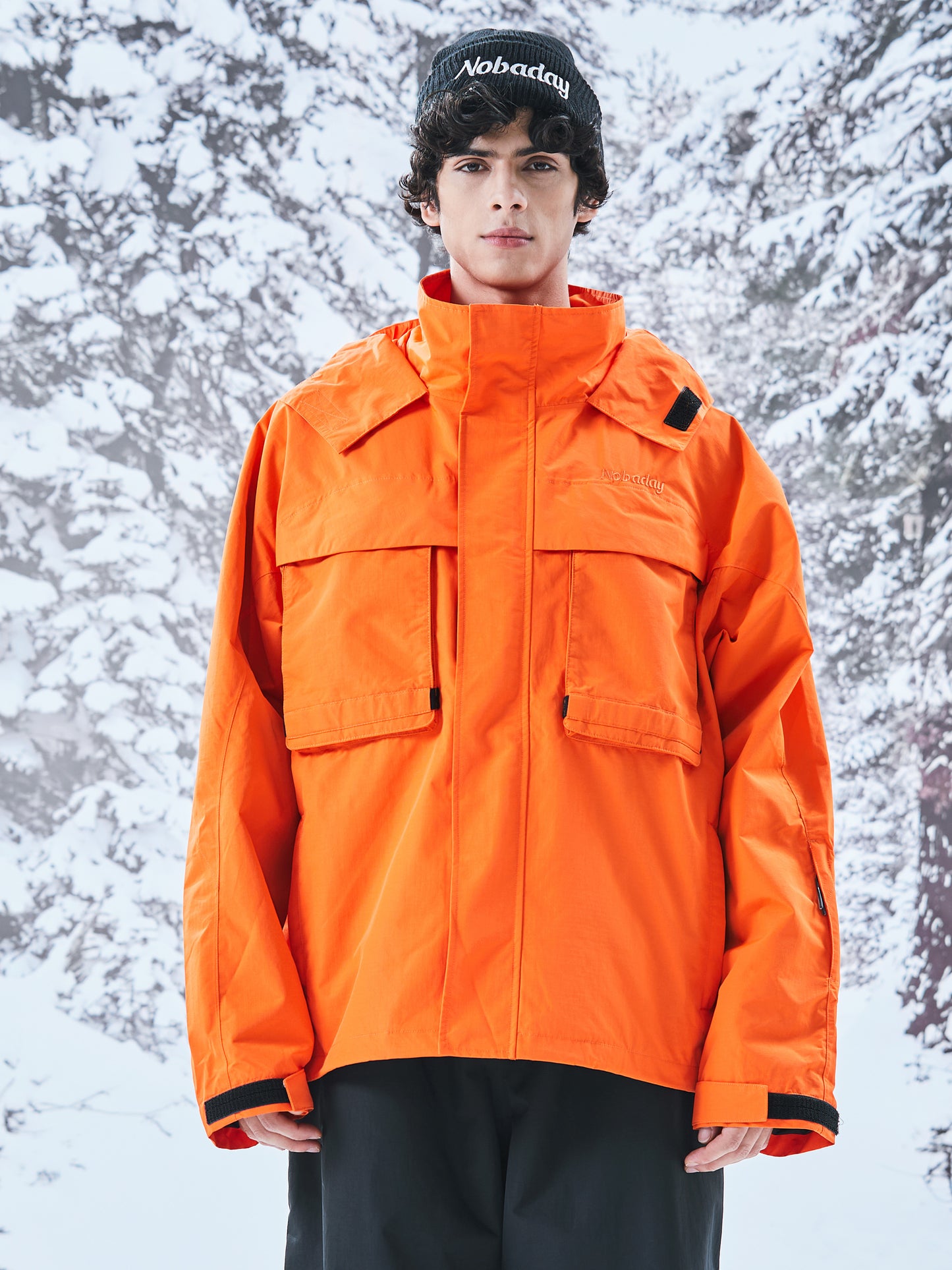 Men’s Pure Free Freestyle Snow Jacket Orange