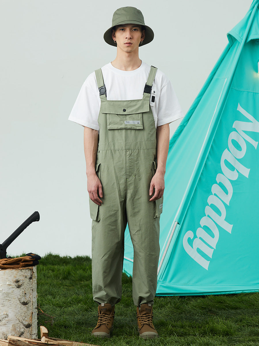 Unisex Cargo Bib Overall Pants