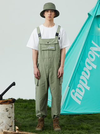 Nobaday Unisex Cargo Bib Pants