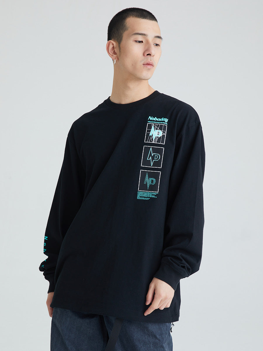 Space Tunnel Heavyweight Long Sleeve T-Shirt