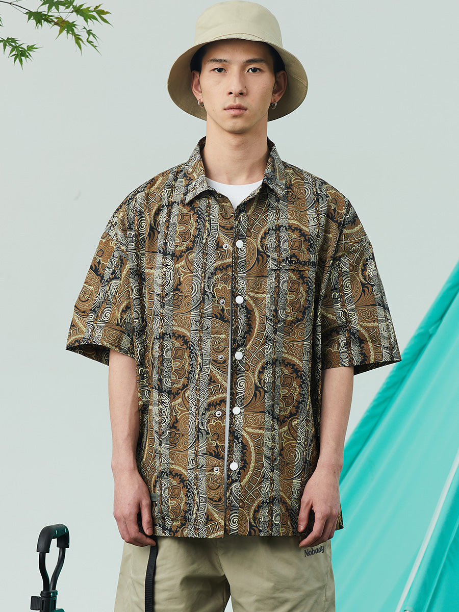 Cuba Painting Heavyweight Cotton Shirt