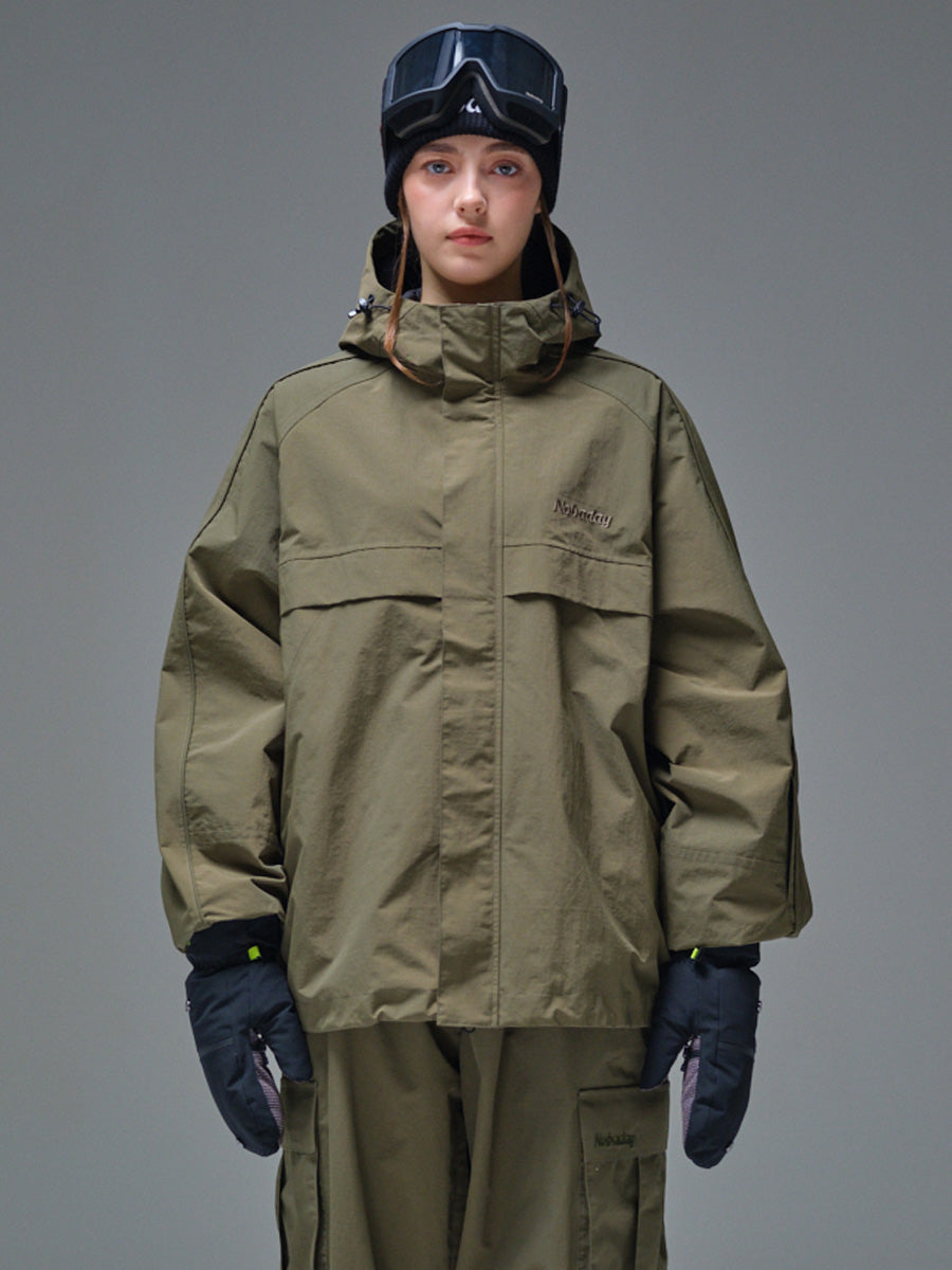 Women's Pure Free Cargo Snow Jacket Black