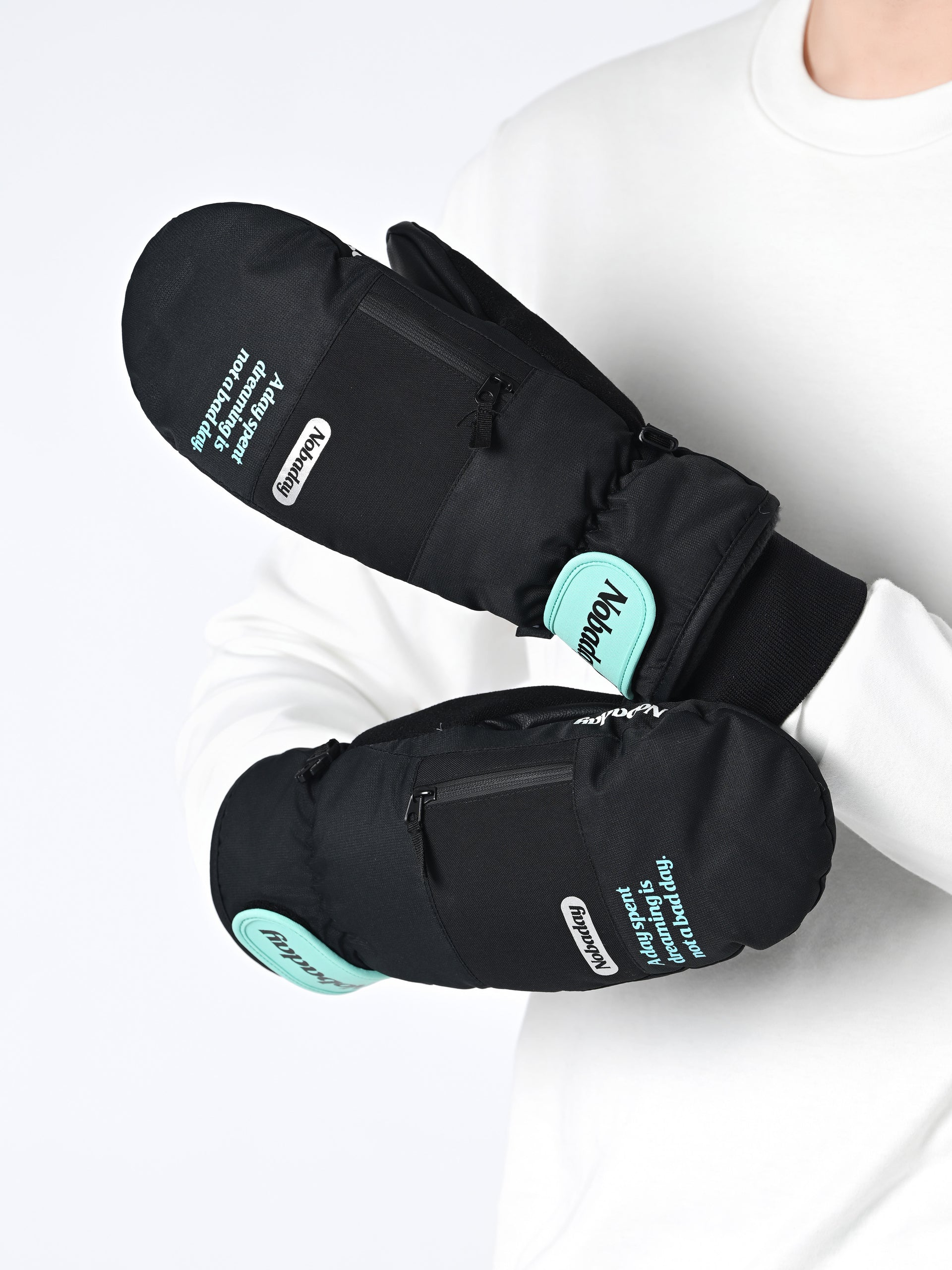 Insulated Waterproof Ski & Snowboard Mittens Black