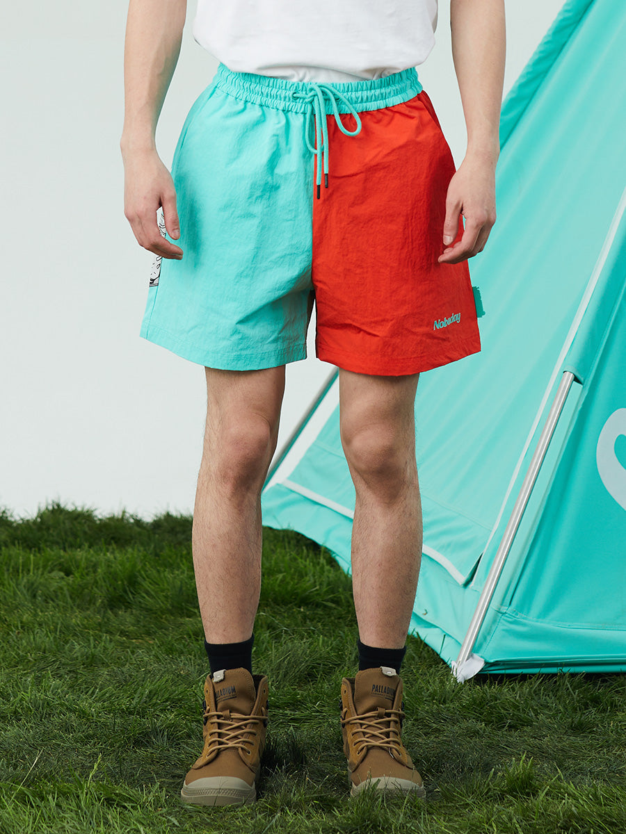 Snow Mountain Print Shorts