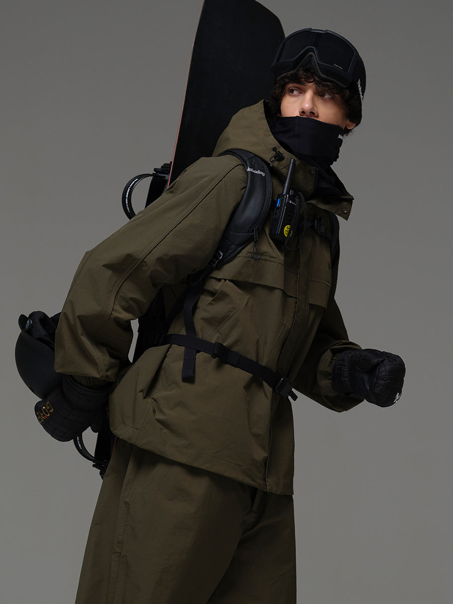 Nobaday Men's Waterproof Snow Jacket