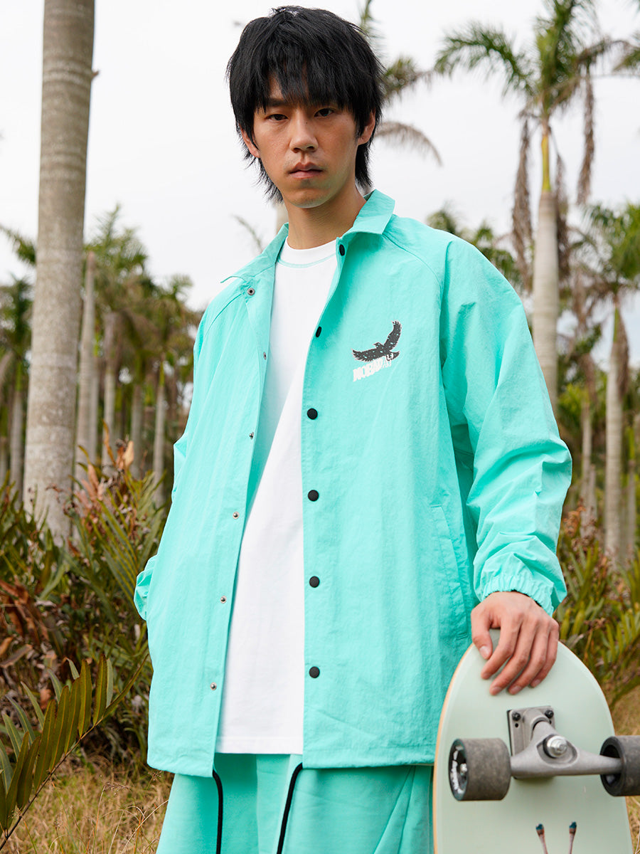 Fast and Free Nylon Coach Jacket