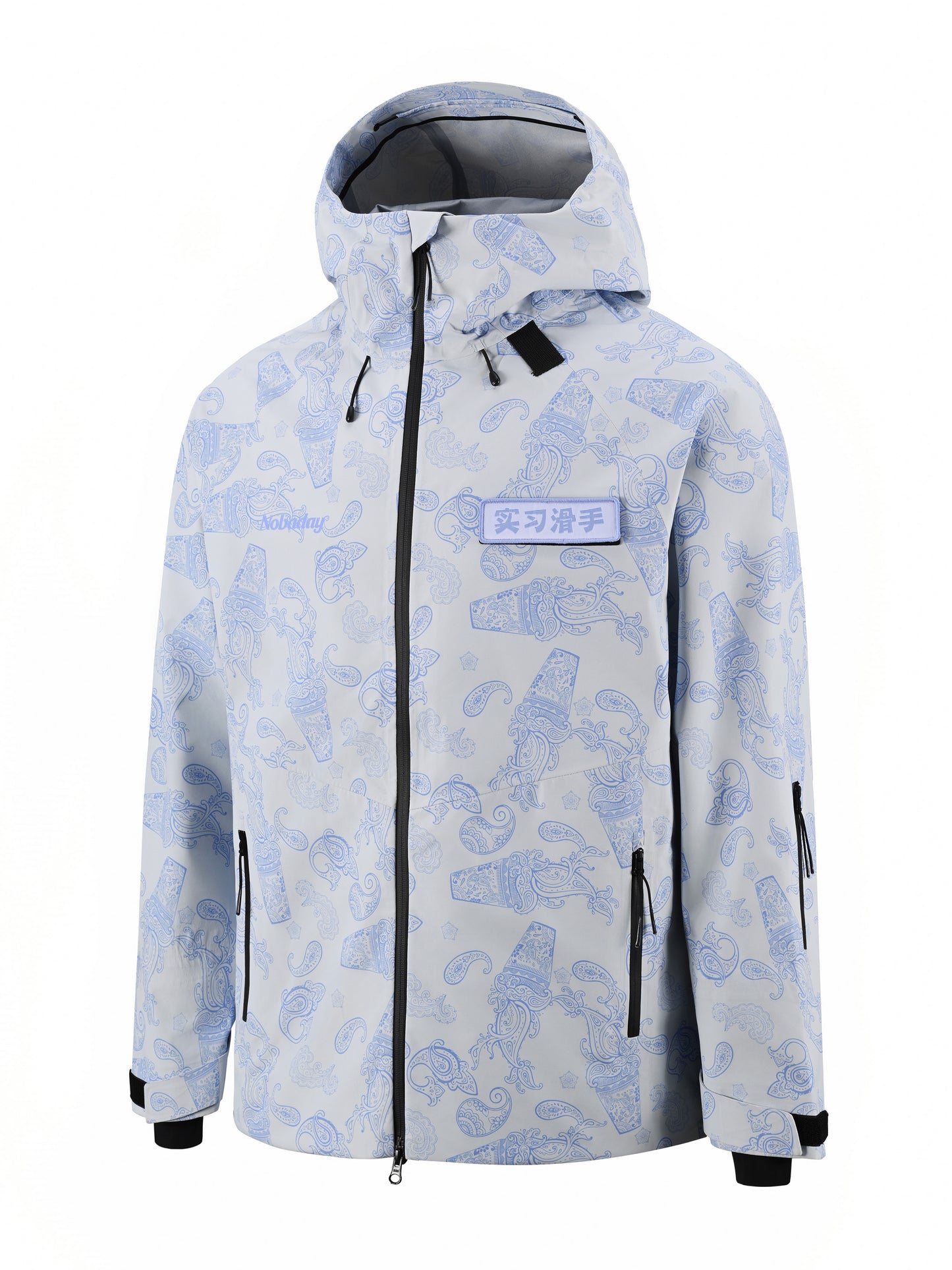 Men’s Dawn Print 3L Snow Jacket Purple