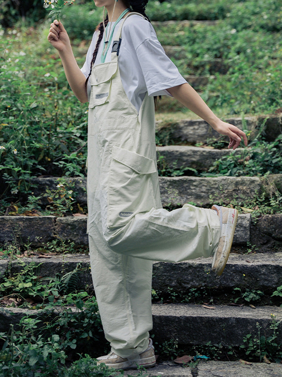 Unisex Cargo Bib Overall Pants