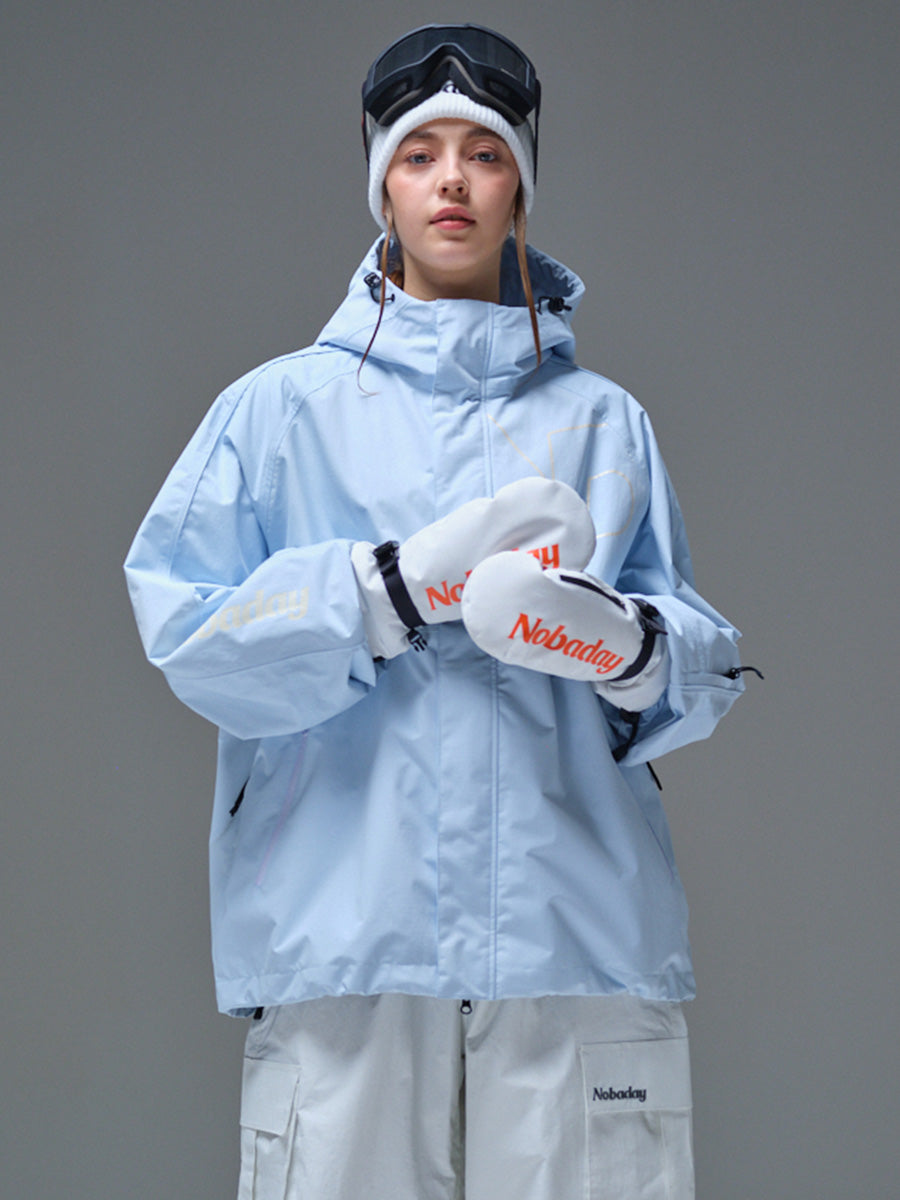 Women's Pure Free Active Snow Jacket Ice Blue