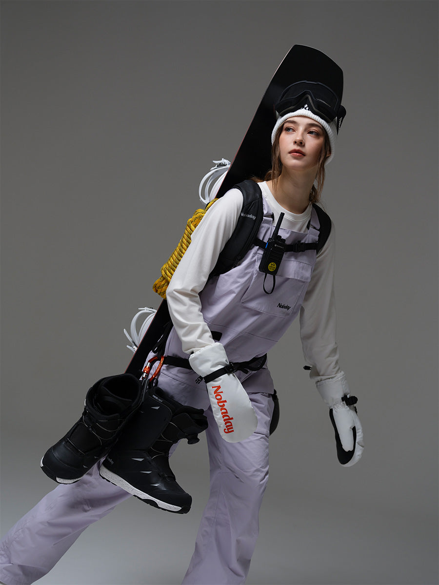 Women's Pure Free Snow Bib Pants Purple