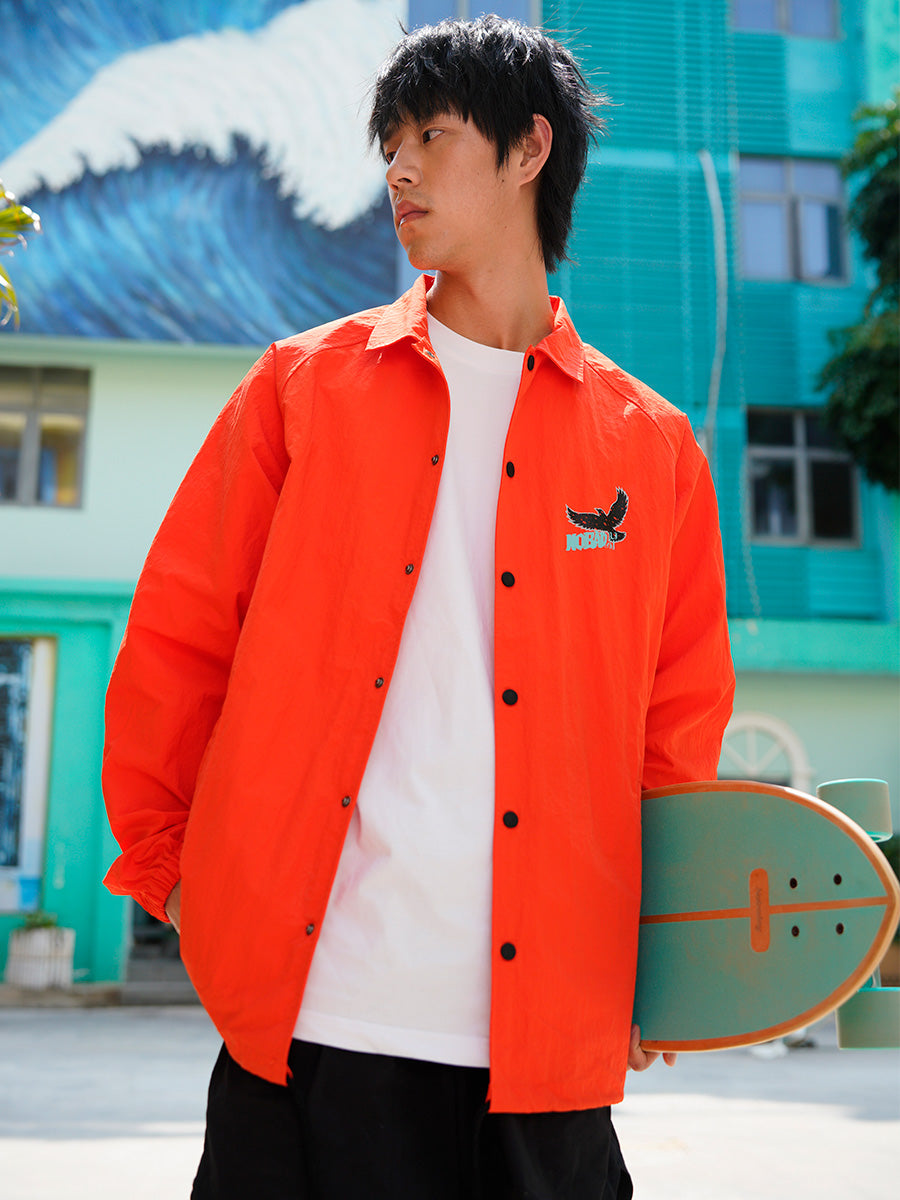 Fast and Free Nylon Coach Jacket